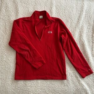 The North Face Vibrant Red Fleece Pullover